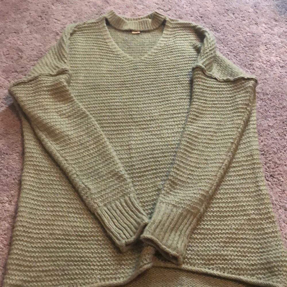 Green sweater